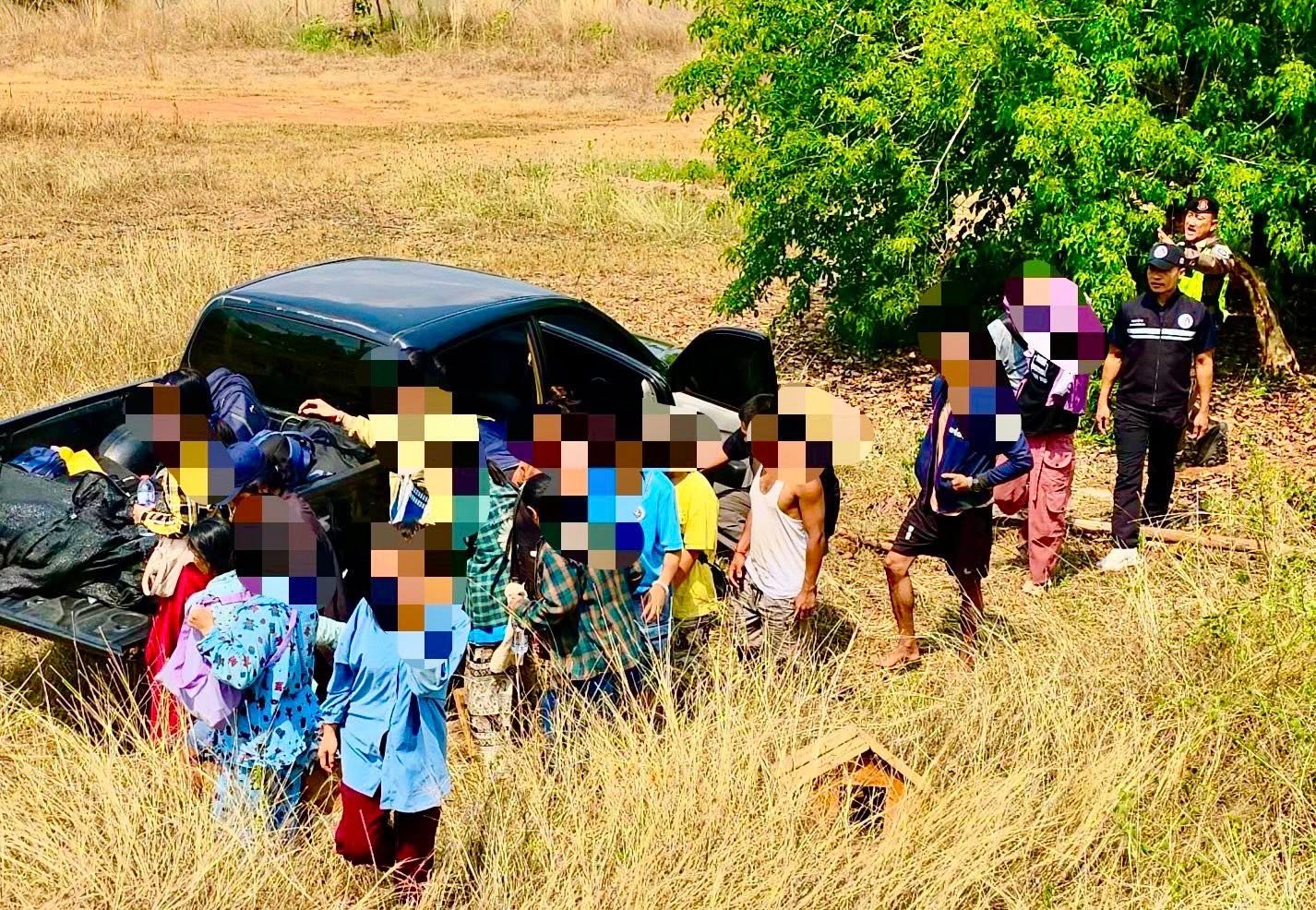 ကန်ချနဘူရီတွင် တရားမဝင် လာသော မြန်မာ ၁၆ဦး ဖမ်းဆီးခံရ