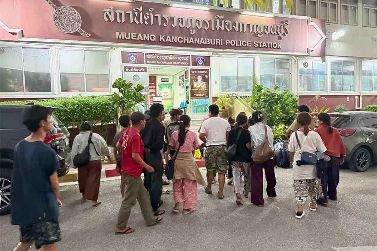 မလေးရှားသွားရန် ပွဲစားကို ဘတ်တစ်သိန်းပေးပြီးလာသော မြန်မာ ၂၀ကျော် ကန်ချနဘူရီတွင် ဖမ်းဆီးခံရ