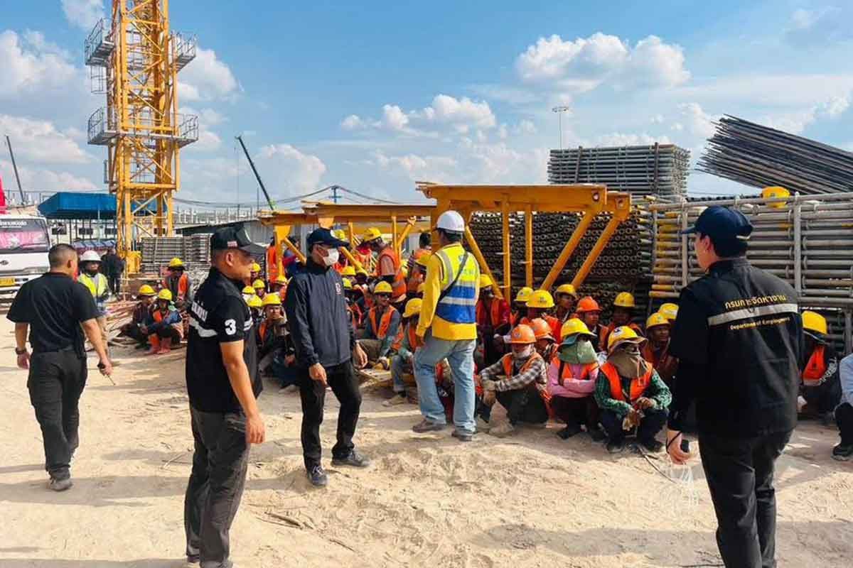 ချွန်ဘူရီတွင် ဆောက်လုပ်ရေးလုပ်ငန်းများကို ထိုင်းအာဏာပိုင်များ ဝင်စစ်၊ မြန်မာ ၃၀ ကျော် ဖမ်းဆီးခံရ