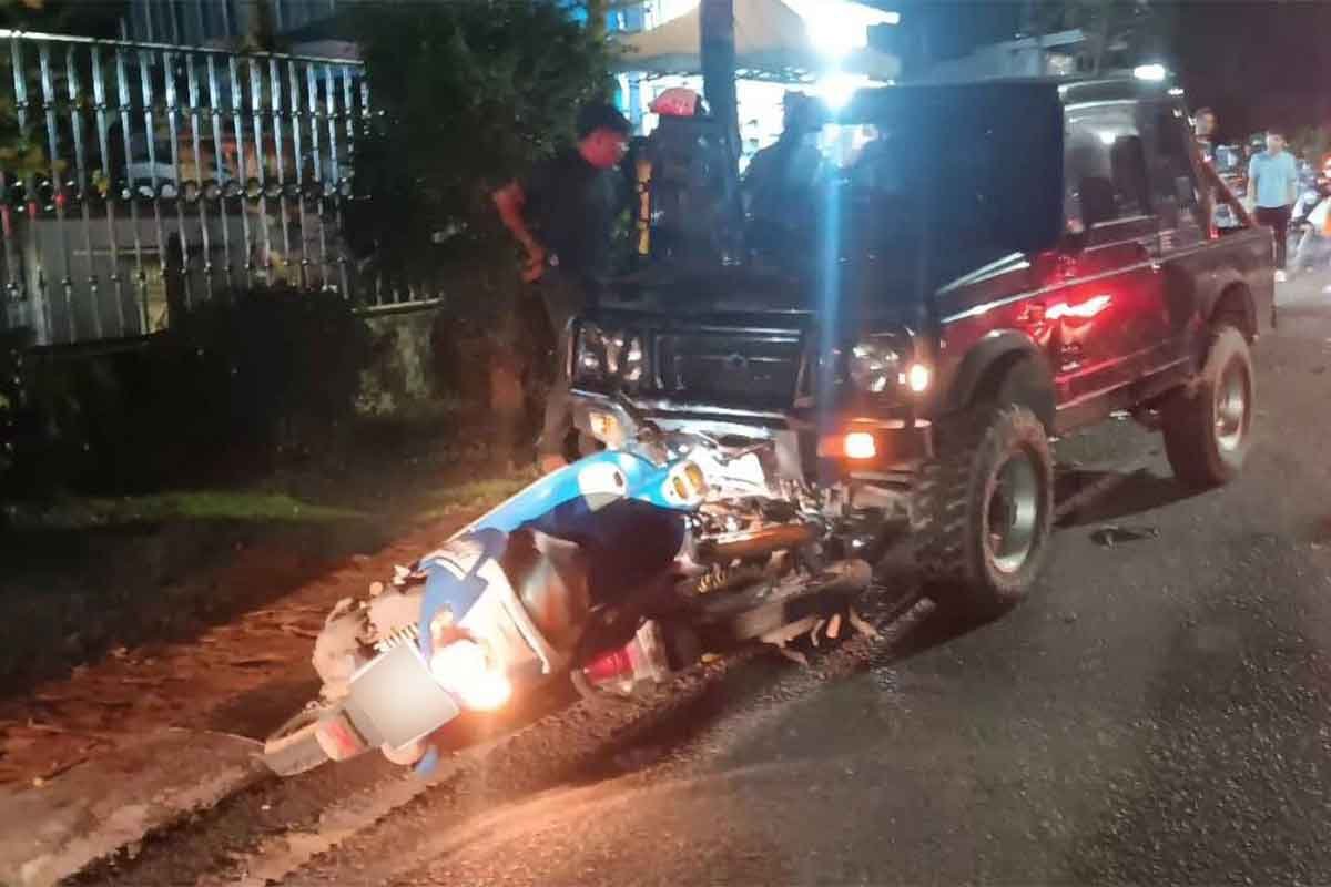 ဖူးခက်တွင် မြန်မာတစ်ဦး အရက်မူးပြီး မောင်းလာသောကား ဆိုင်ကယ်များကိုဝင်တိုက်၊ နှစ်ဦးသေဆုံး