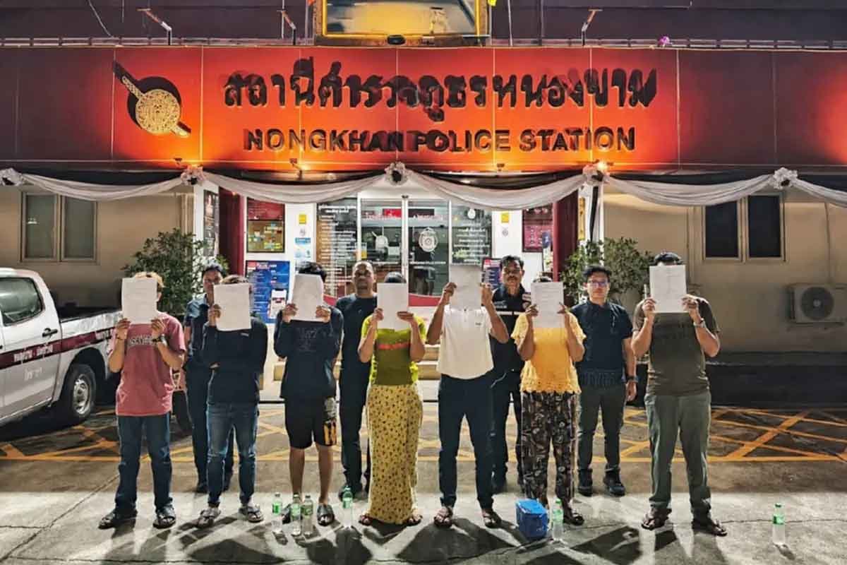 ချွန်ဘူရီတွင် ပွဲစားများအပါအဝင် မြန်မာလုပ်သားရှစ်ဦး ဖမ်းဆီးခံရ